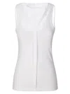Helmut Lang Strap Racer Tank In Optic White