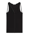 Helmut Lang Pima Cotton And Modal-blend Jersey Tank In Black