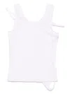 Helmut Lang Strap-detailing Tank Top In Weiss