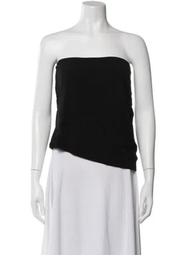 Pre-owned Helmut Lang Strapless Top In Black