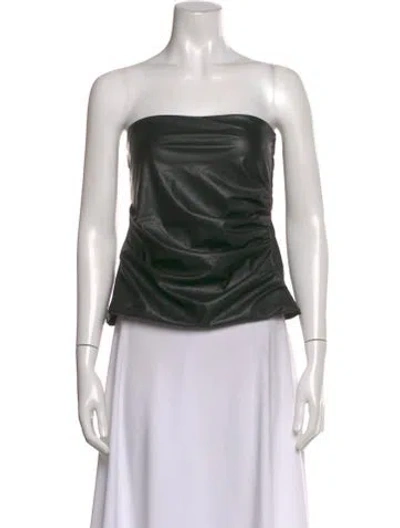 Pre-owned Helmut Lang Strapless Top In Black