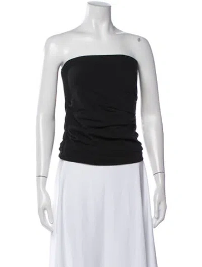 Pre-owned Helmut Lang Strapless Top W/ Tags In Black