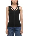 Helmut Lang Pima Cotton And Modal-blend Jersey Tank In Black