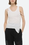 Helmut Lang Strappy Tank In Optic White