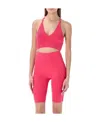 Helmut Lang Stretch Micro Bond Bra In Red