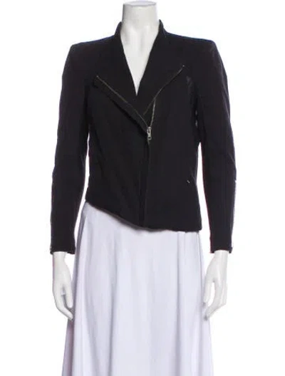 Pre-owned Helmut Lang Striped Blazer In Black