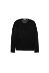 Helmut Lang Striped Mesh Sweater Black