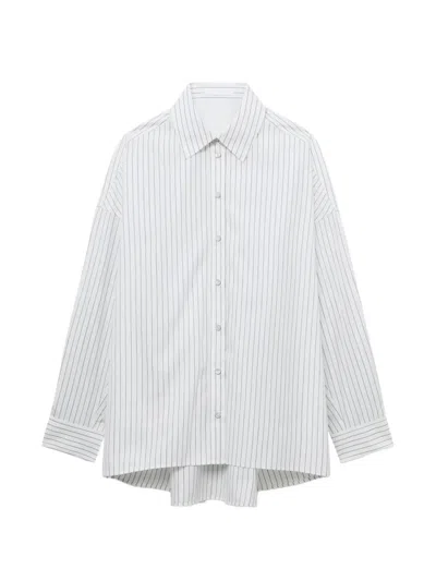 Helmut Lang Striped Shirt In White