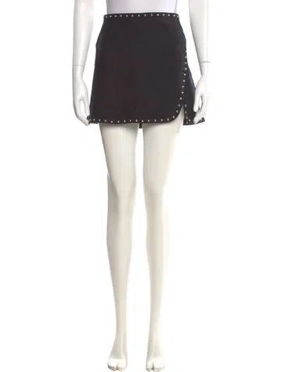 Pre-owned Helmut Lang Studded Accents Mini Skirt In Neutral
