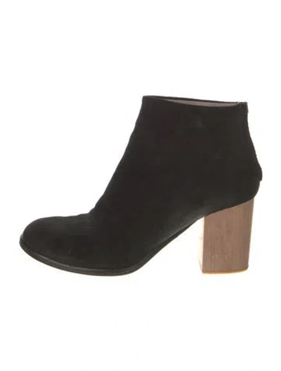 Pre-owned Helmut Lang Suede Boots In Black