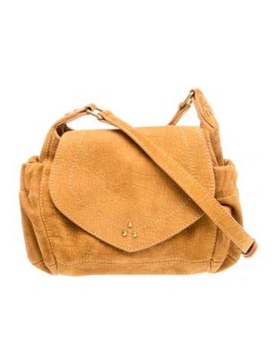 Pre-owned Helmut Lang Suede Crossbody Bag In Brown