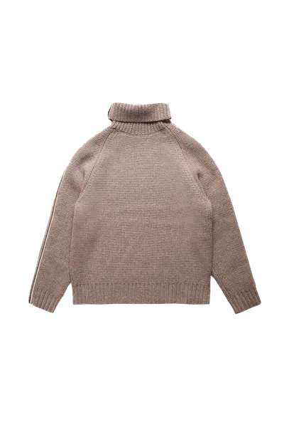 Helmut Lang Suitcase T Neck Sweater Beige In Sand