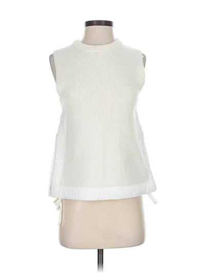 Pre-owned Helmut Lang Sweater Vest In White
