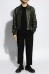 Helmut Lang Men's Crushed Wool-blend T-shirt In Black