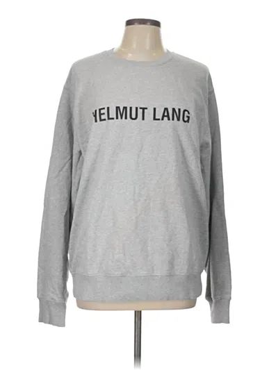Pre-owned Helmut Lang Sweatshirt In Gray