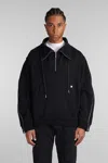 Helmut Lang Sweatshirt In Black Cotton In Black