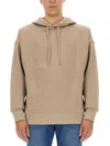 Helmut Lang Embroidered Logo Hooded Sweatshirt
