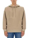 Helmut Lang Embroidered Logo Hooded Sweatshirt