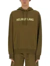 Helmut Lang Sweatshirt With Logo In Green