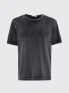 Helmut Lang "garment-dyed New York" T-shirt In Black