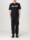 Helmut Lang Graphic Logo Crew Neck T-shirt In Schwarz