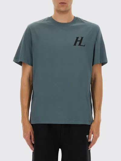 HELMUT LANG T-SHIRT HELMUT LANG MEN COLOR BLUE,H22494009