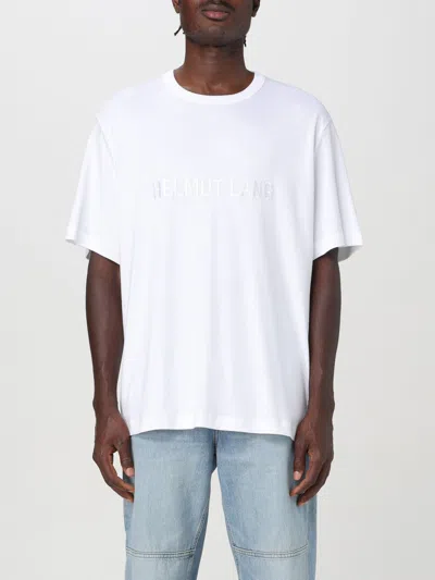 HELMUT LANG T-SHIRT HELMUT LANG MEN COLOR WHITE,F80168001