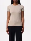 Helmut Lang T-shirt  Woman Color Beige In Beige