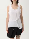 Helmut Lang Strap Tank Top In White
