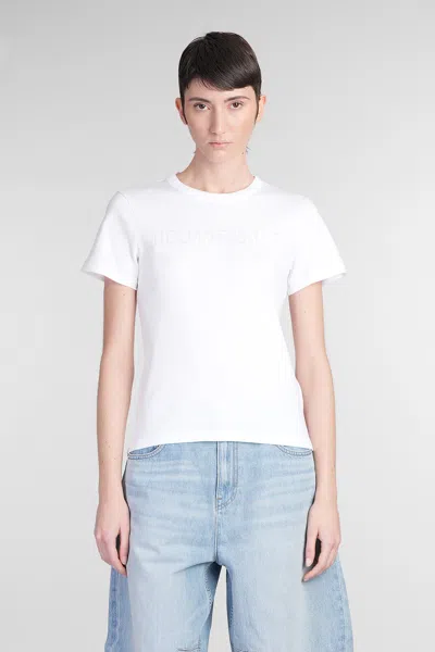 Helmut Lang T-shirt In White Cotton