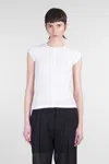 Helmut Lang Slim Fit Sheer Cap Sleeve T-shirt