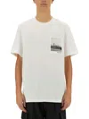 Helmut Lang Skyline Postcard Tee In White