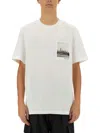 Helmut Lang T-shirt Postcard Skyline In White