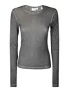 Helmut Lang Camiseta - Plata In Silver