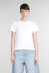 Helmut Lang T-shirt In White Cotton In White
