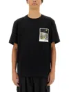 Helmut Lang Man T-shirt Black Size M Cotton In Black
