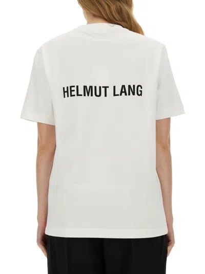 Helmut Lang T-shirt With Logo In White