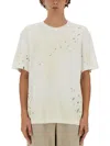 Helmut Lang T-shirt With Print In White