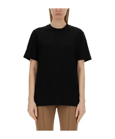Helmut Lang T-shirt With Round Neck And Short Sleeves In Black