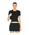 Helmut Lang T-shirt With Round Neck And Short Sleeves In Black