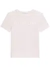 Helmut Lang Slim Short-sleeve Logo Tee In White