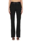 Helmut Lang Tailored Black Bootcut Pants In Black