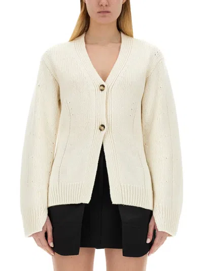 Helmut Lang Tailored Cardigan In Neutral