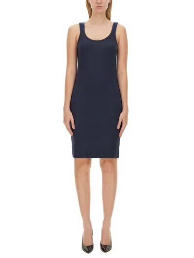 Helmut Lang Tank Dress In Blue