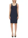 Helmut Lang Tank Dress In Blue