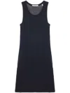 Helmut Lang Tank Dress.soft Rib In Black
