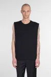 Helmut Lang Tank Top In Black Cotton