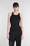 Helmut Lang Topwear In Black Wool And Polyester