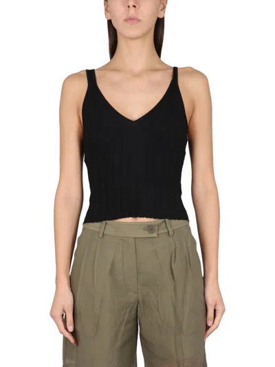 Helmut Lang Tank Top Angela In Black