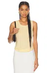 Helmut Lang Classic Tank Top In Butter
